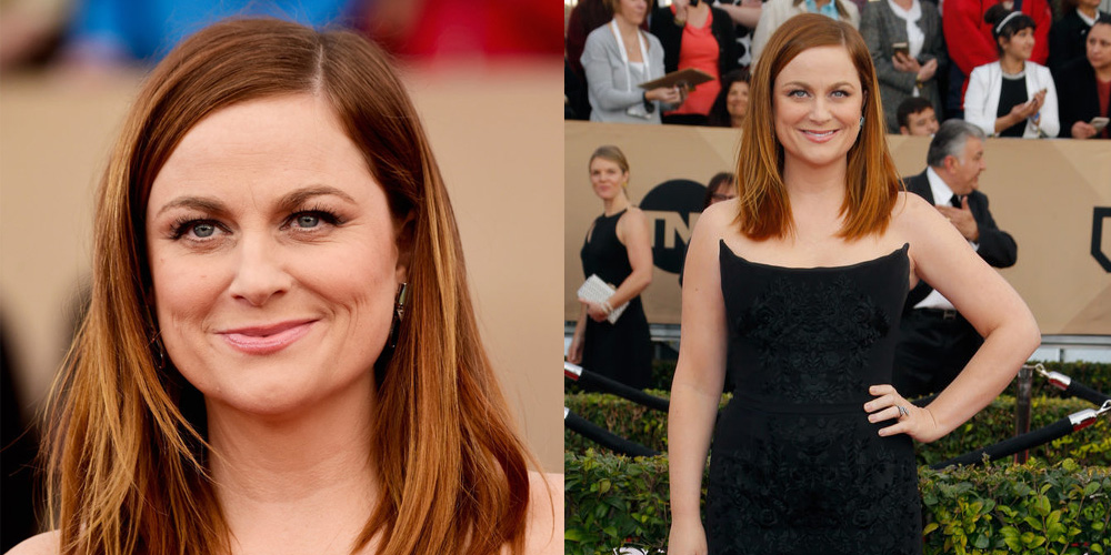 AMY POEHLER LETS HER HAIR DOWN AT SAG AWARDS | Tracey Cunningham